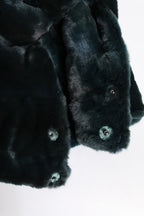 Dolce & Gabbana Black Weasel Fur Womens Beanie Hat