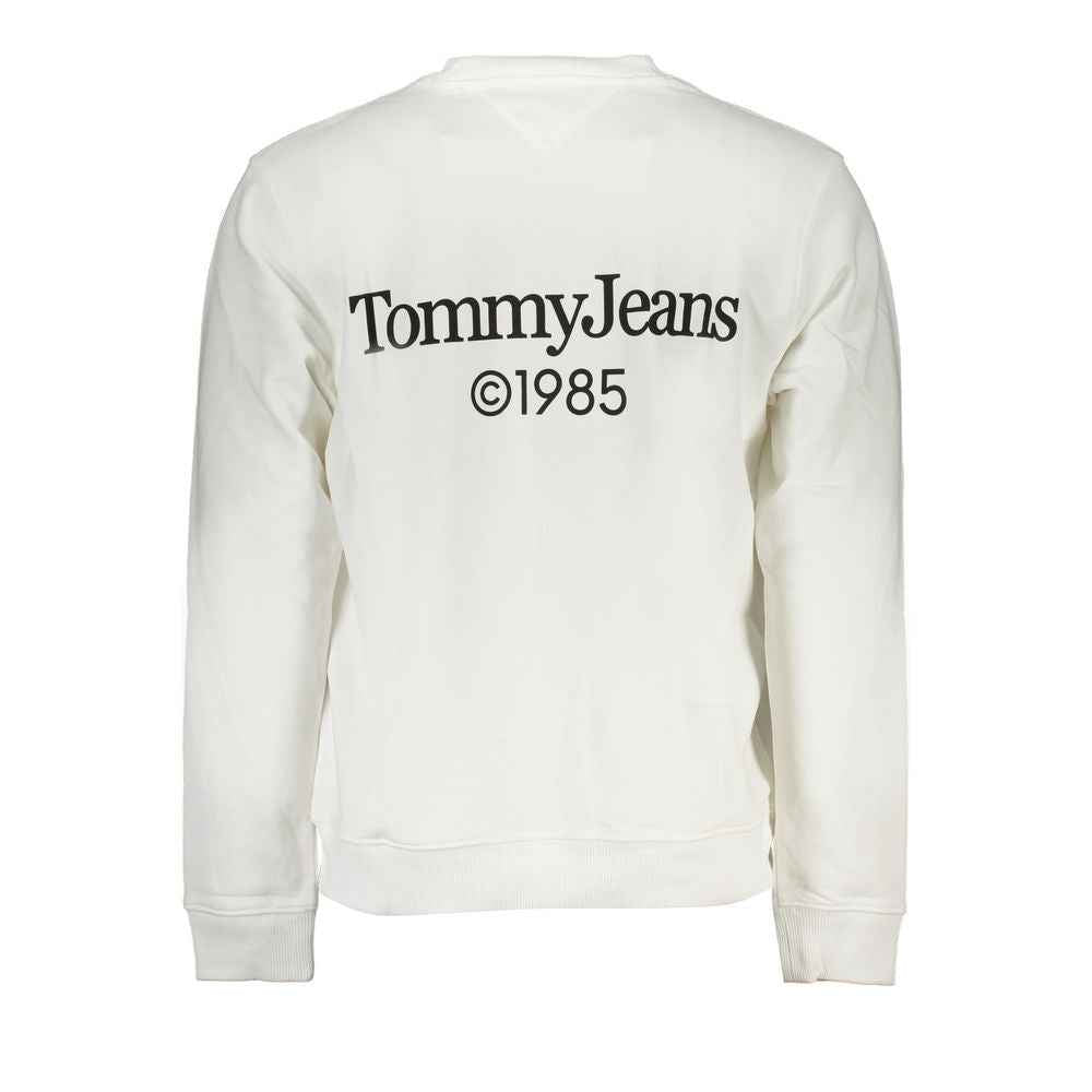 Tommy Hilfiger White Cotton Men Sweater