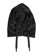 Dolce & Gabbana Black Polyester Whole Head Wrap Hat