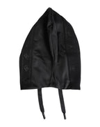 Dolce & Gabbana Black Polyester Whole Head Wrap Hat