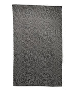 Dolce & Gabbana Black Polka Dots Polyester Wrap Shawl Scarf