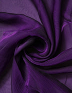 Dolce & Gabbana Purple Silk Rectangle Wrap Shawl Scarf