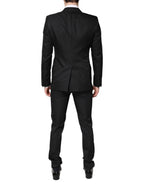 Dolce & Gabbana Black Single Breasted Formal 2 Piece Suit
