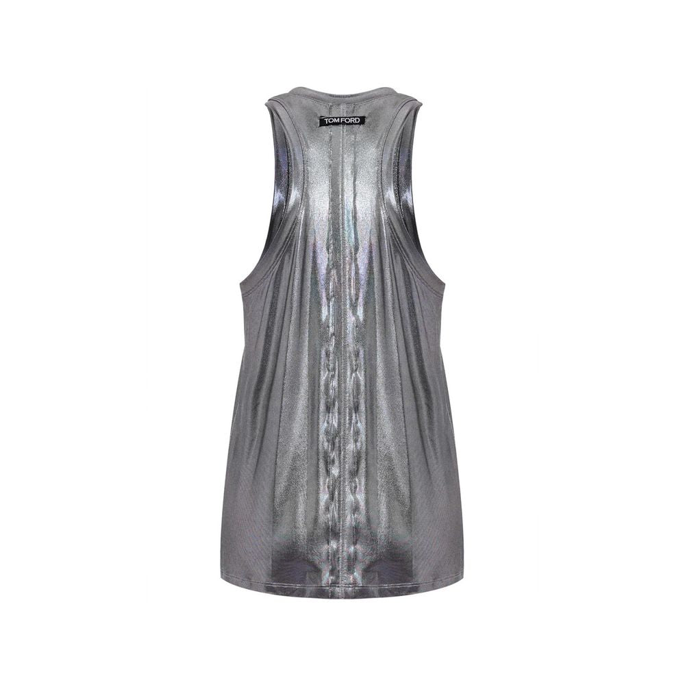 Tom Ford Gray Viscose Tank Tops