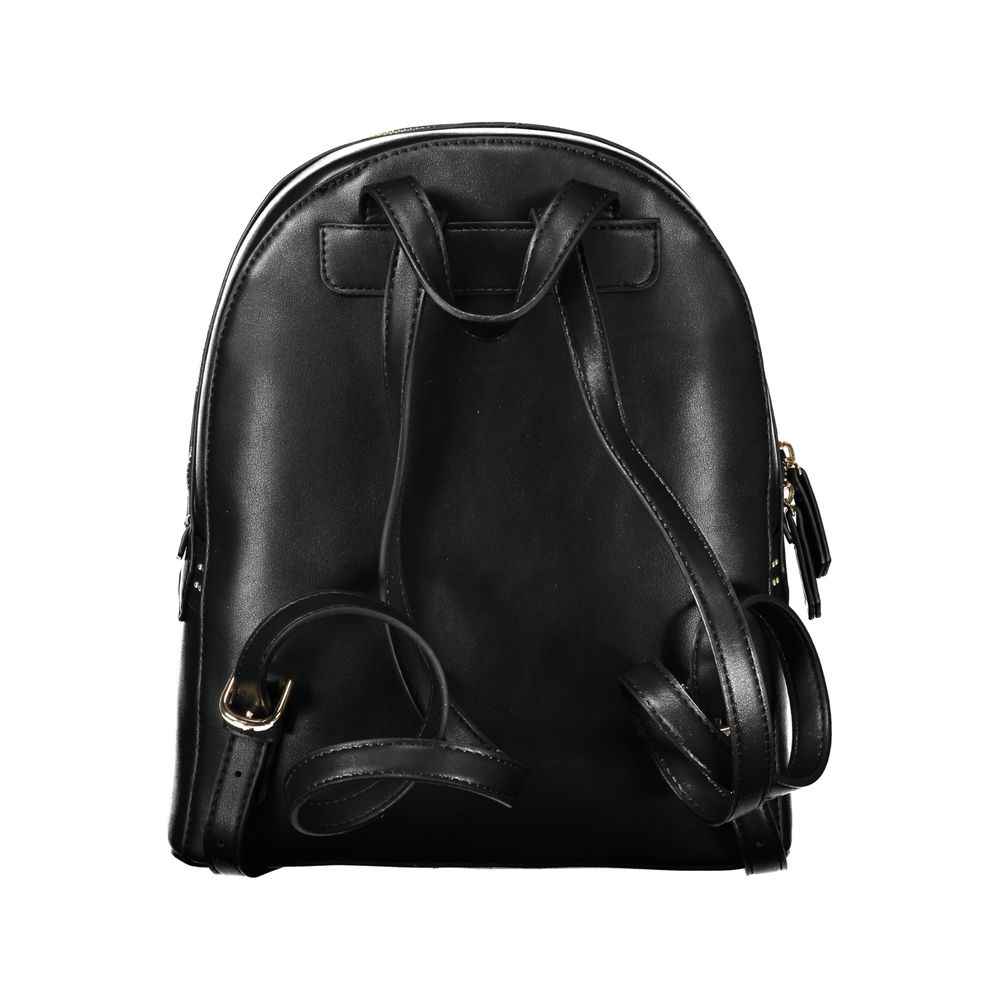 Mario Valentino Black Polyethylene Women Backpack