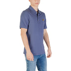 Lyle & Scott Blue Cotton Polo Shirt