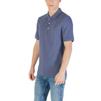 Lyle & Scott Blue Cotton Polo Shirt
