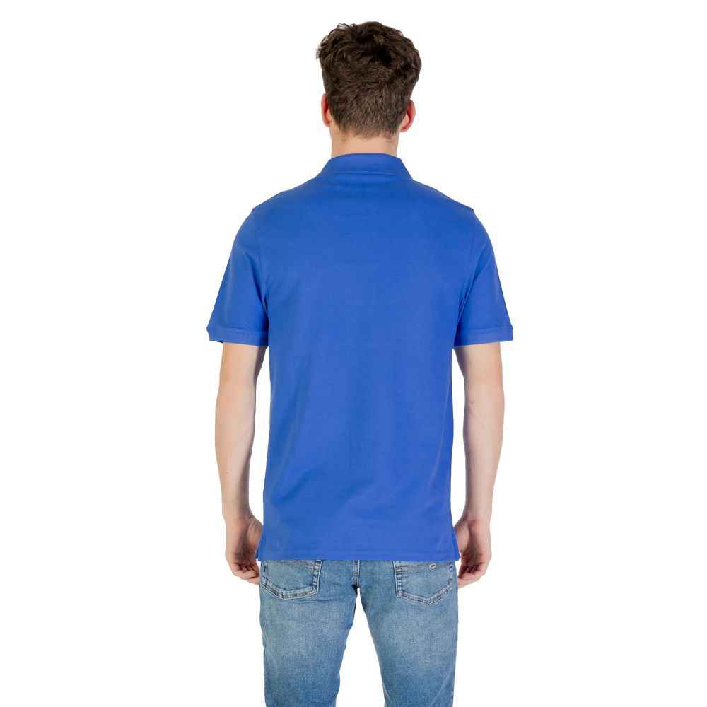 Lyle & Scott Blue Cotton Polo Shirt