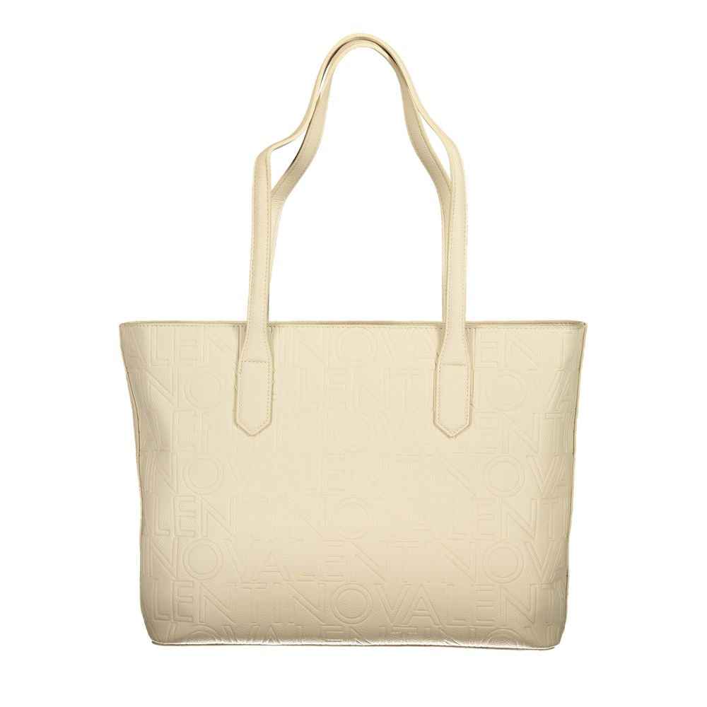 Mario Valentino Beige Polyurethane Women Handbag