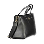 Tommy Hilfiger Black Polyester Women Handbag