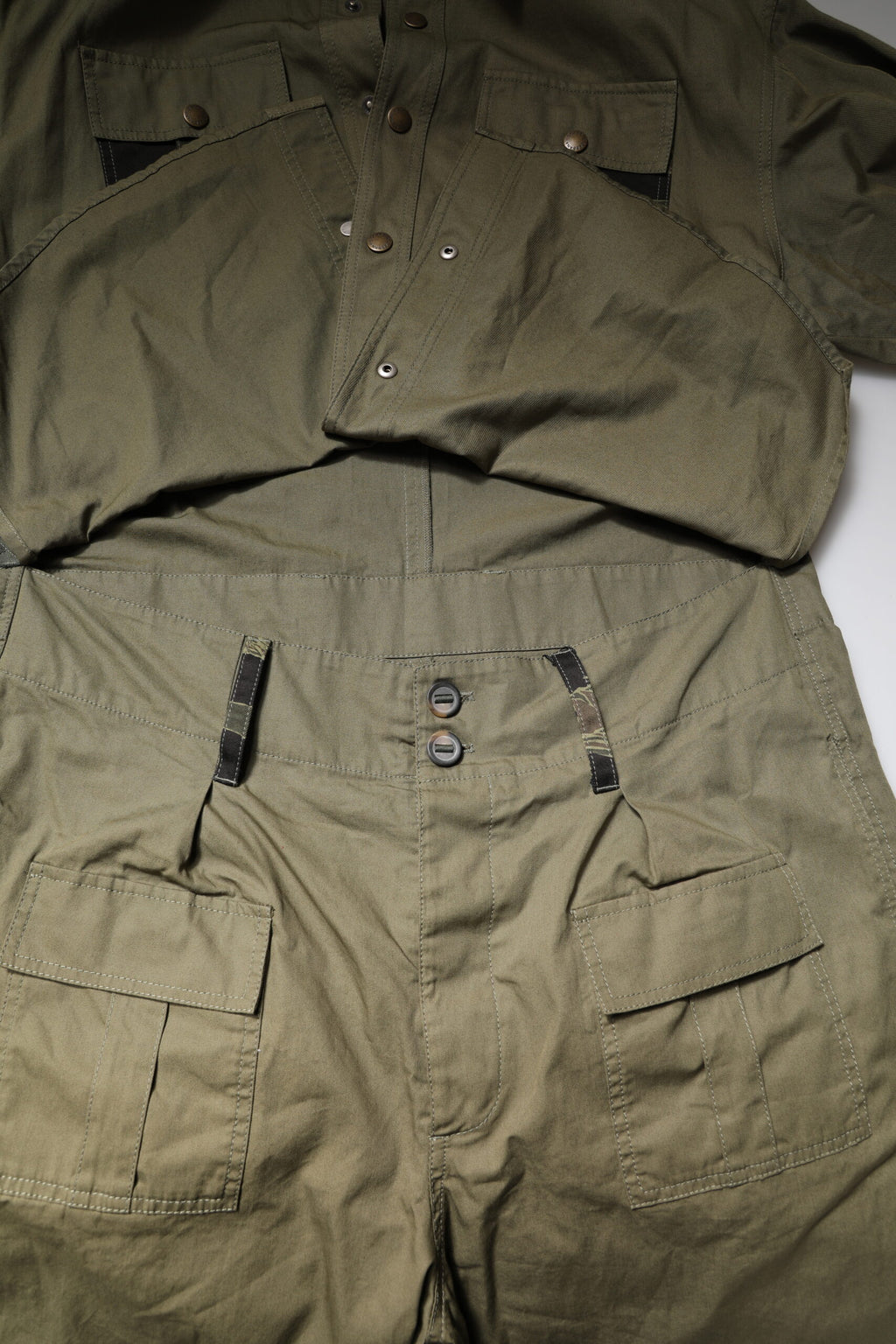 Dolce & Gabbana Brown Cotton Stretch Shirt Pants Casual Set