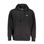 Tommy Hilfiger Black Cotton Men Sweater Hoodie