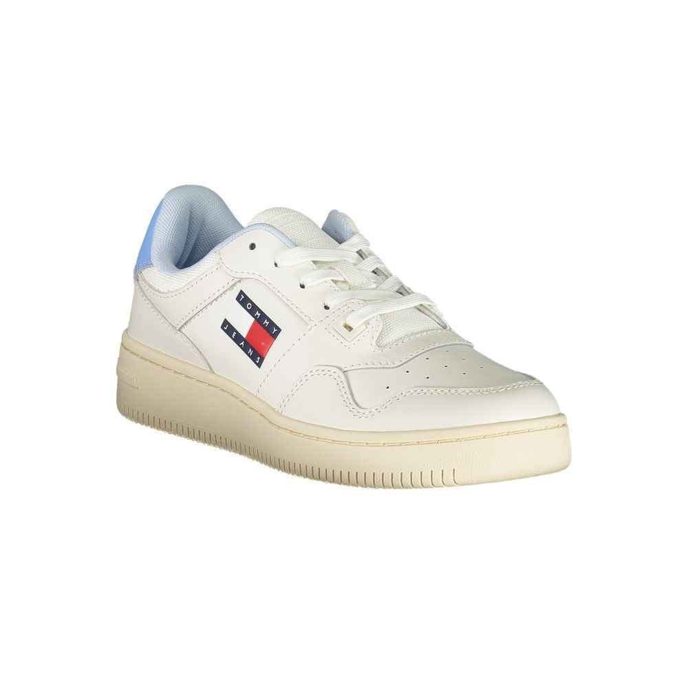 Tommy Hilfiger White Leather Women Sneaker