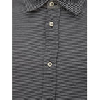 Canali Bicolor Cotton Dress Shirt