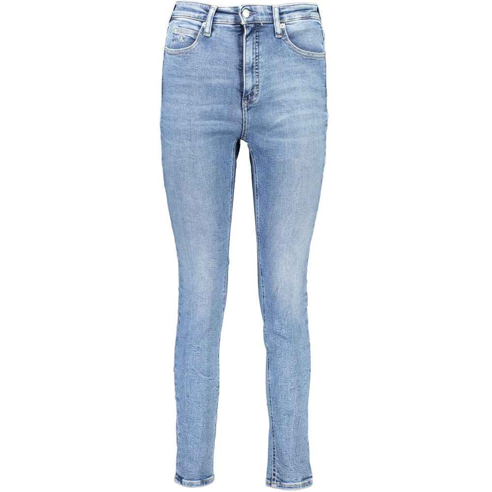 Calvin Klein Blue Cotton Women Jeans