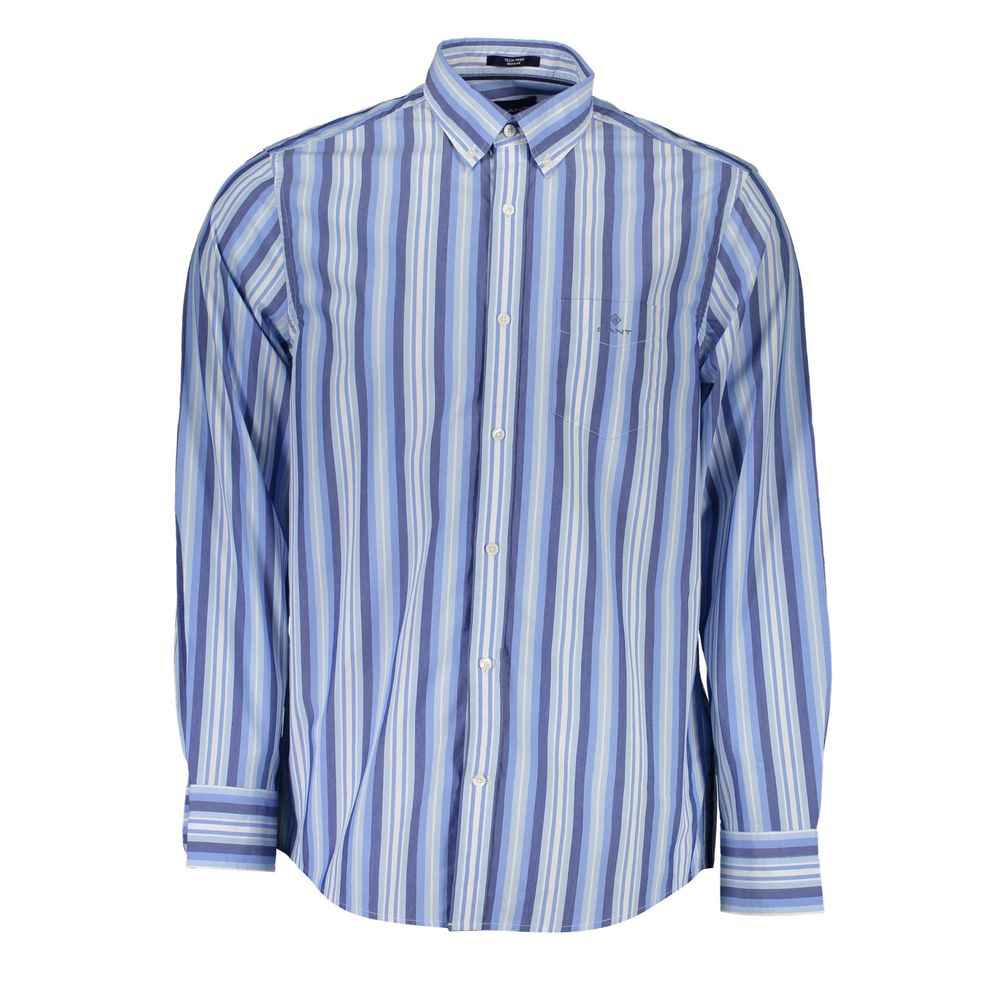 Gant Blue Cotton Men Shirt