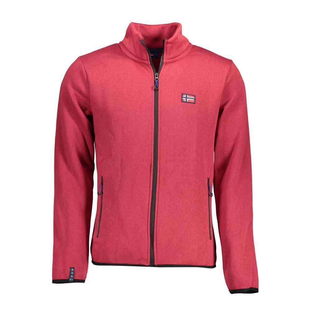 Norway 1963 Red Cotton Men Sweater