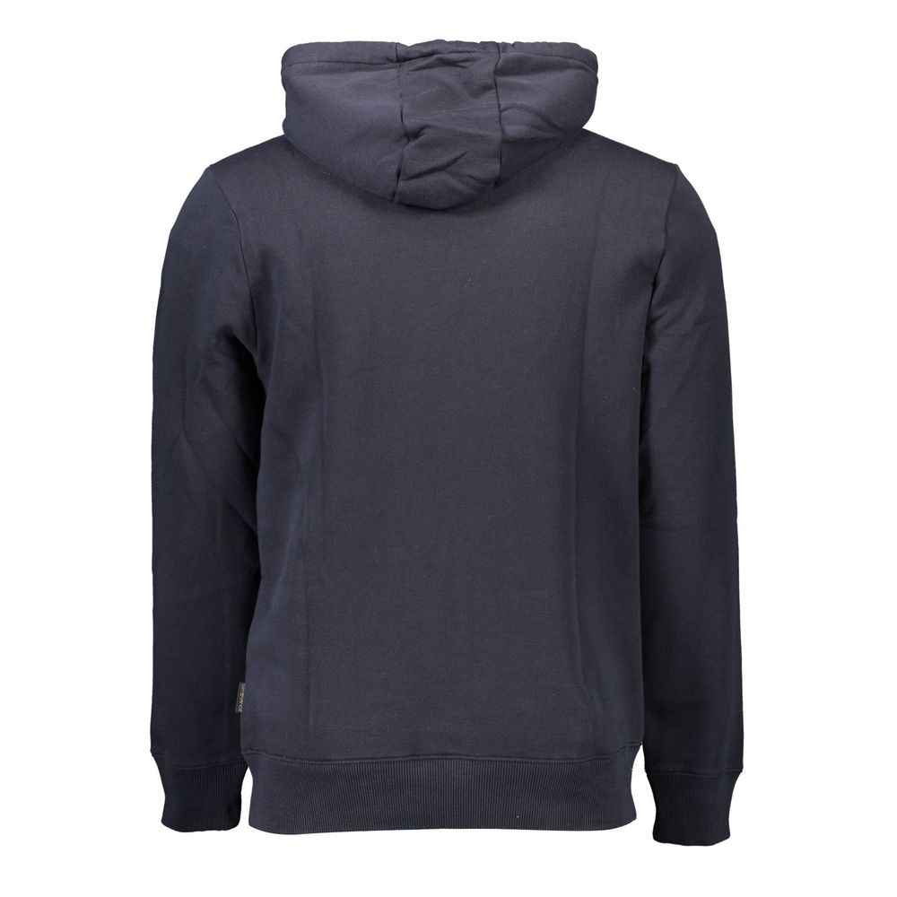 Napapijri Blue Organic Cotton Men Sweater