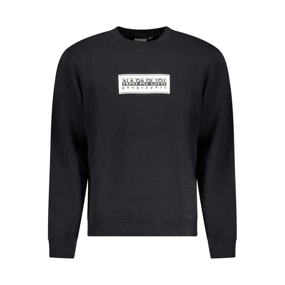 Napapijri Black Cotton Men Sweater