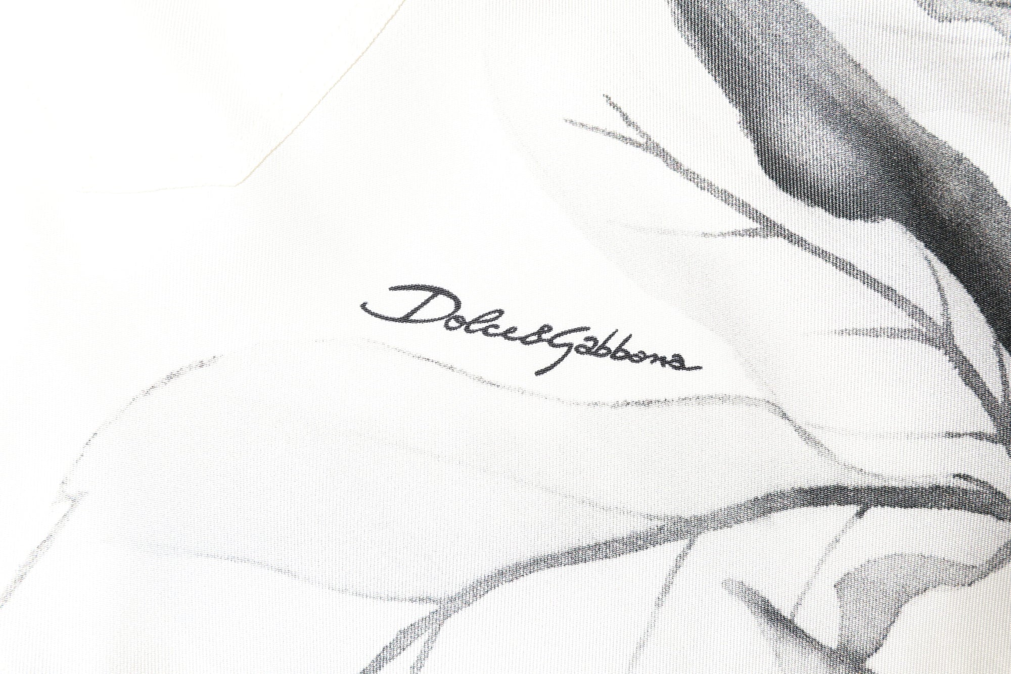 Dolce & Gabbana Ivory Silk Long Sleeves Men Casual Shirt