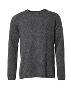 Dolce & Gabbana Gray Wool Knitted Round Neck Pullover Sweater