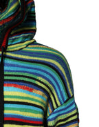 Dolce & Gabbana Multicolor Cotton Hooded Pullover Sweater