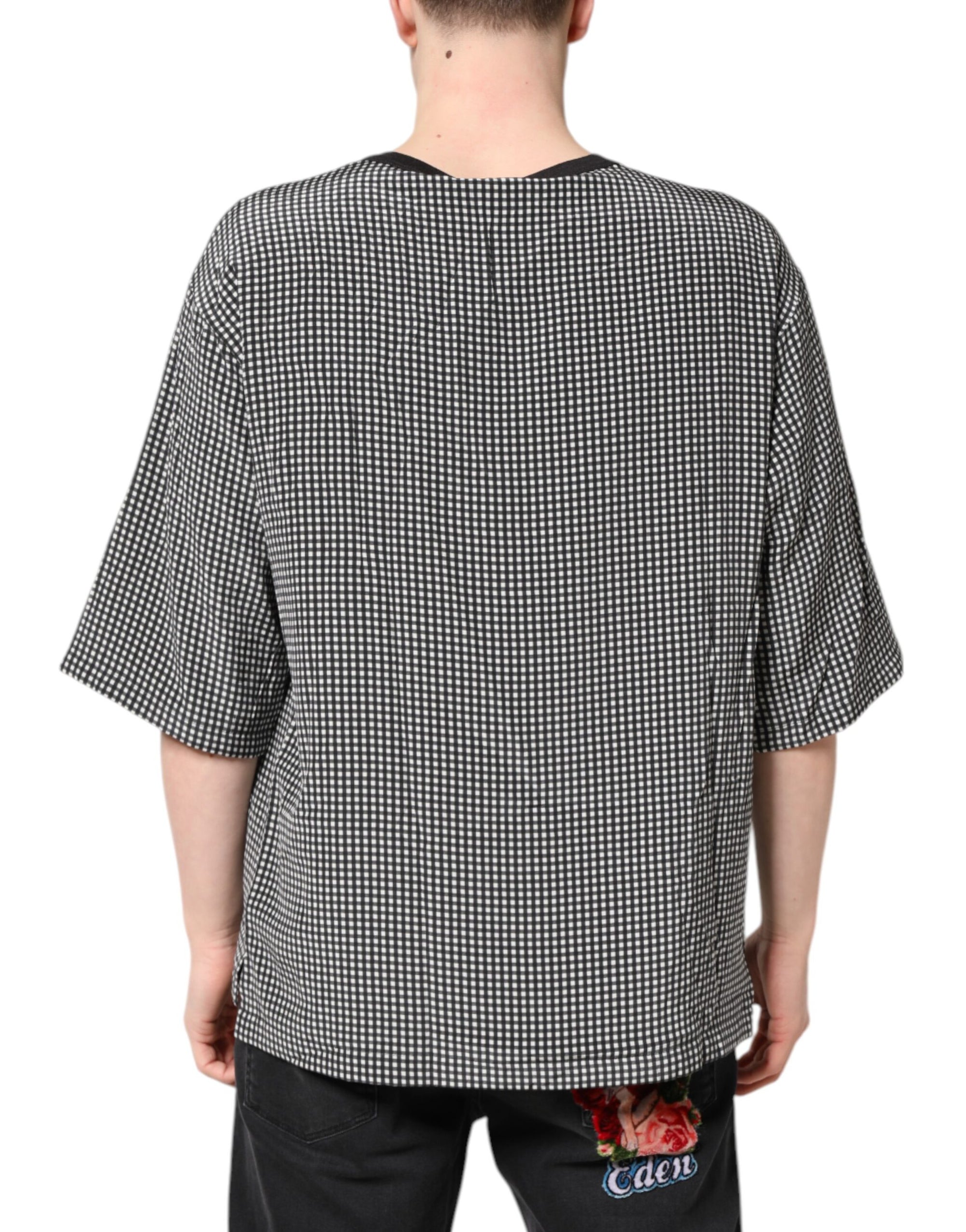 Dolce & Gabbana Black Graphic Print Short Sleeve T-shirt