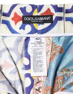 Dolce & Gabbana Multicolor High Waist Women Hot Pants Shorts