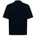 Alpha Studio Blue Cotton Polo Shirt