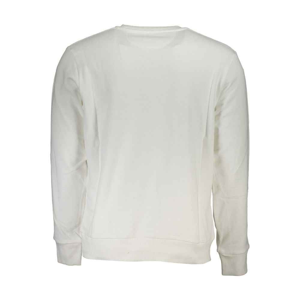 La Martina White Cotton Men Sweater