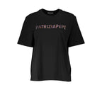 Patrizia Pepe Black Cotton Women T-Shirt