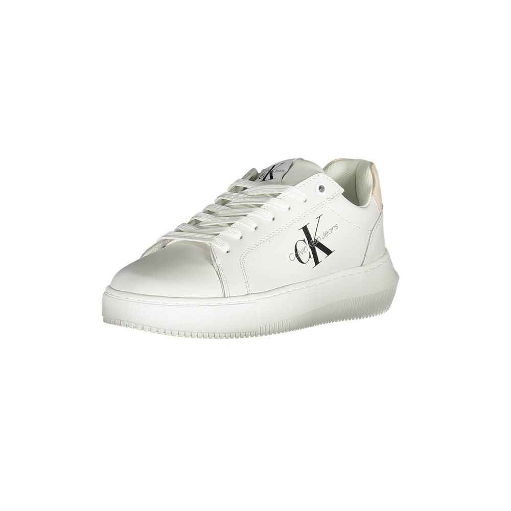Calvin Klein White Polyester Women Sneaker
