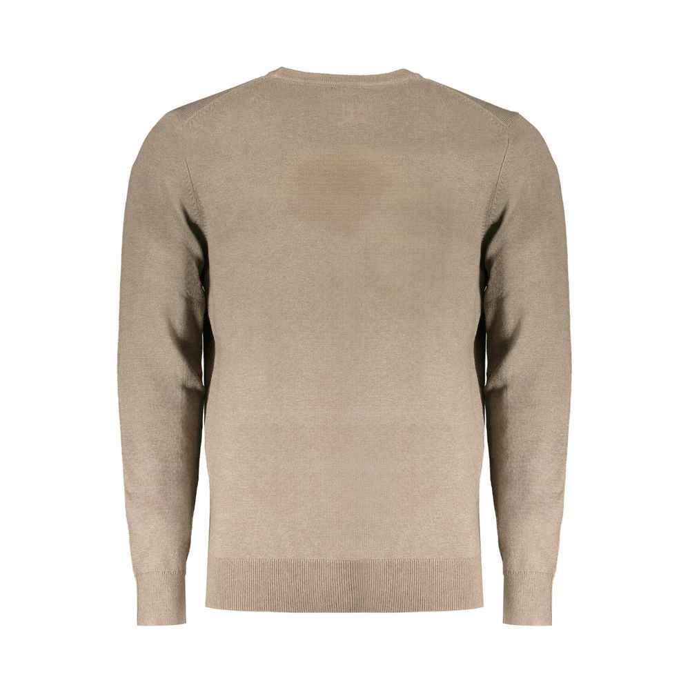 Norway 1963 Brown Wool Men Sweater