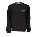 Tommy Hilfiger Black Cotton Men Sweater
