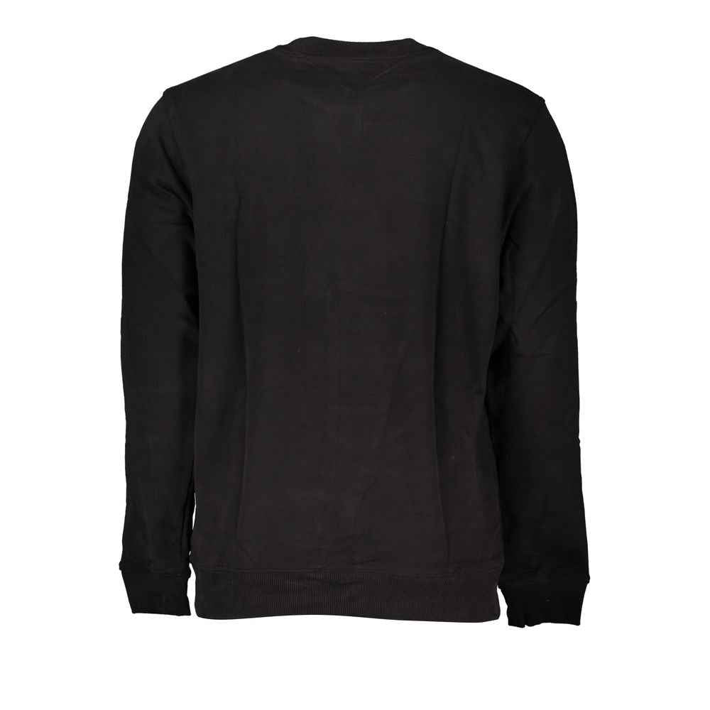 Tommy Hilfiger Black Cotton Men Sweater