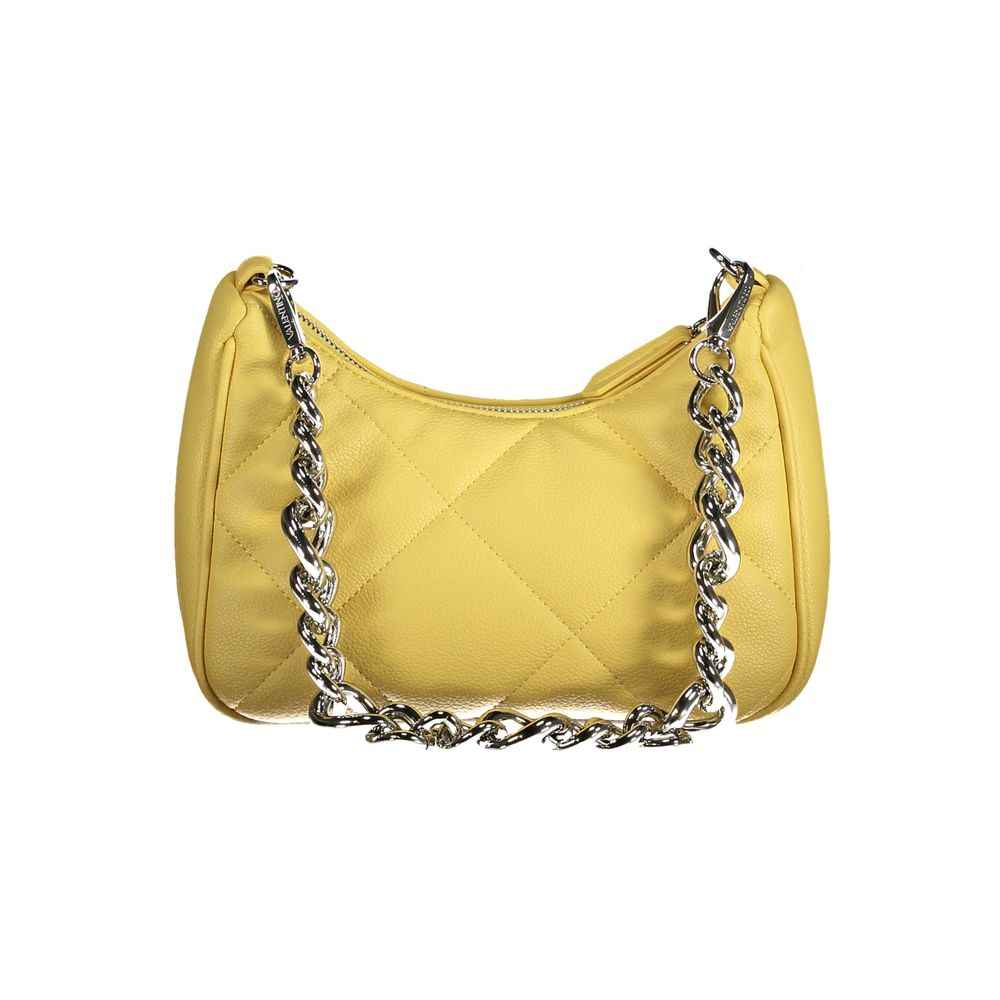 Mario Valentino Yellow Polyethylene Handbag