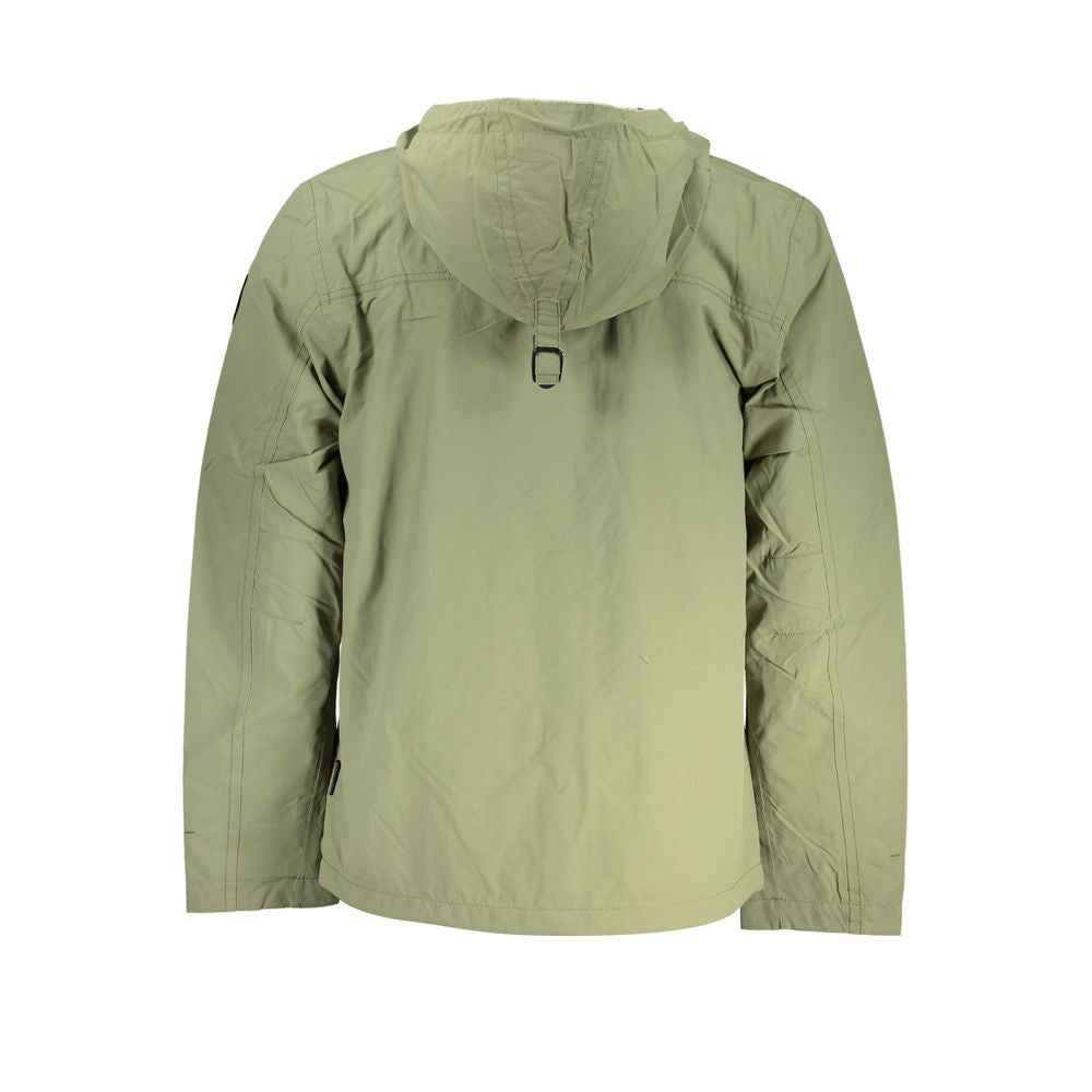Napapijri Green Polyester Men Jacket