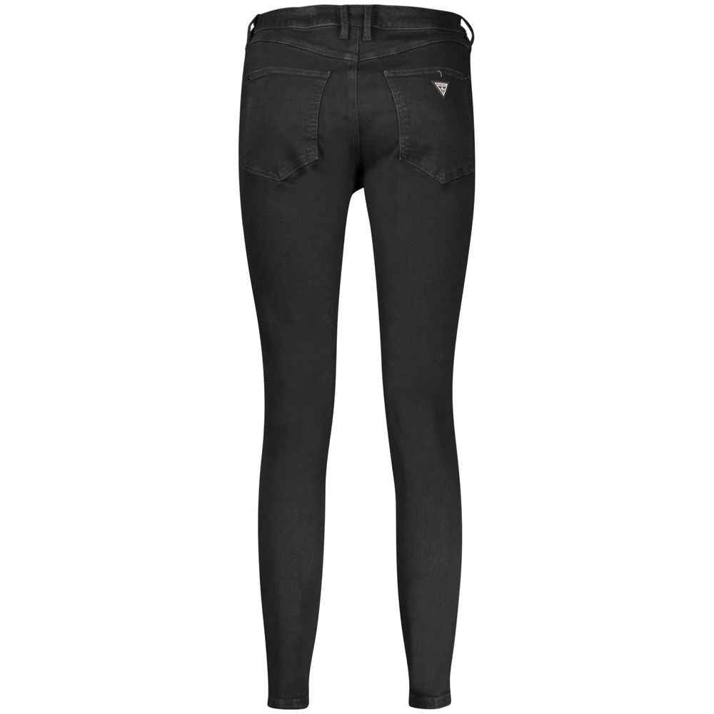 Guess Jeans Black Cotton Women Skinny Jean