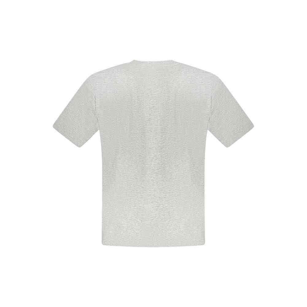 North Sails Gray Cotton Men T-Shirt