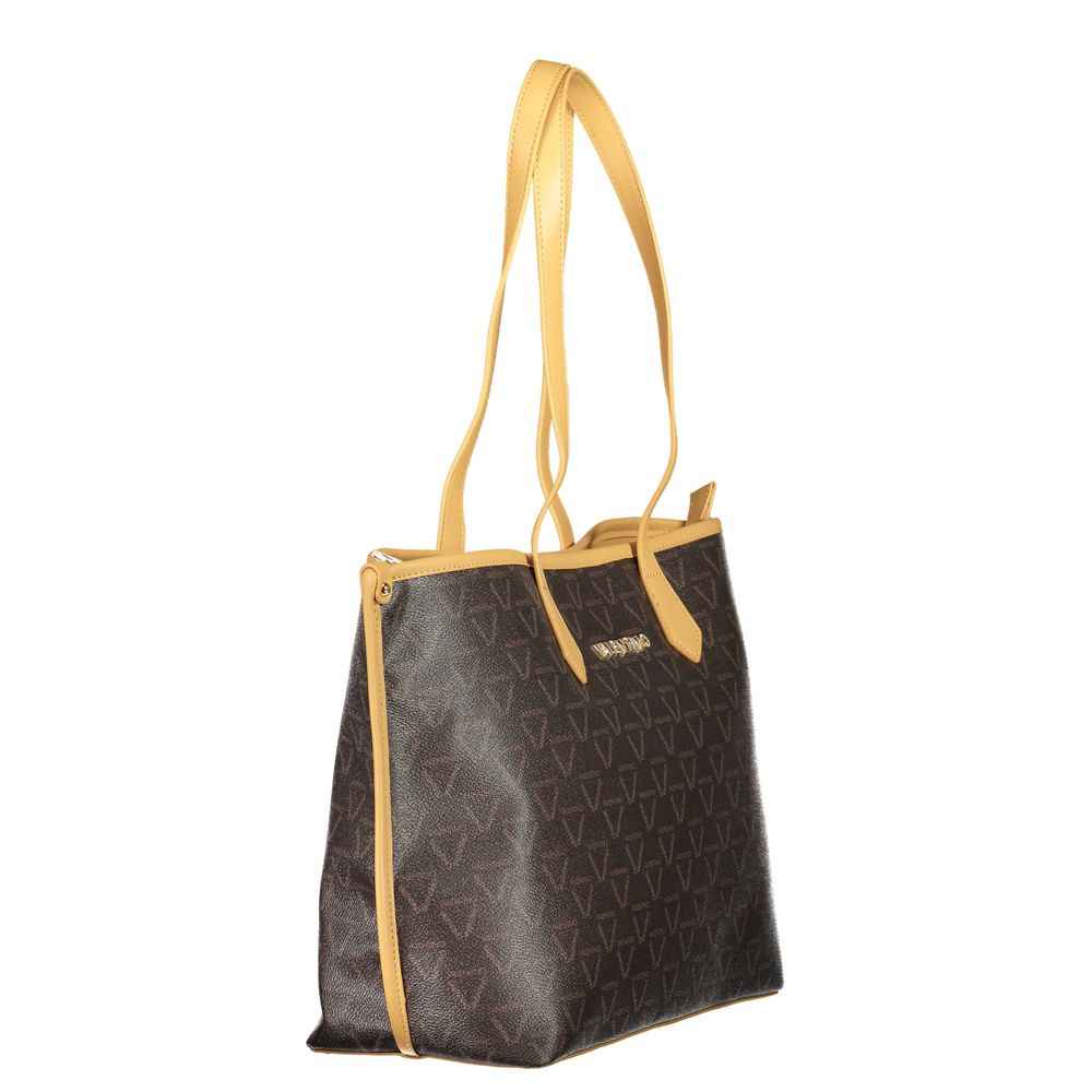 Mario Valentino Brown Polyethylene Handbag
