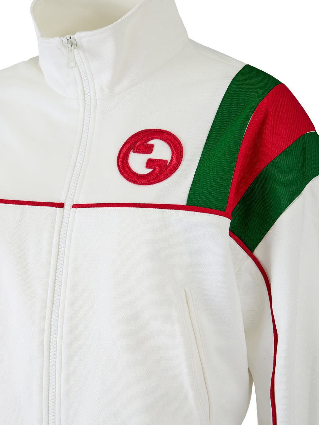 Gucci White Polyester Logo Sweatshirt
