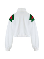 Gucci White Polyester Logo Sweatshirt