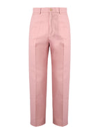 Gucci Light Pink Cotton Pants