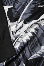 Dolce & Gabbana Black Printed Knitted Men Pullover Sweater