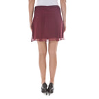 John Galliano Red Silk Women Skirt