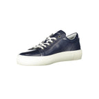 Tommy Hilfiger Blue Leather Men Sneaker