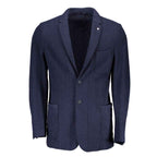 Gant Blue Wool Men Jacket