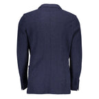 Gant Blue Wool Men Jacket
