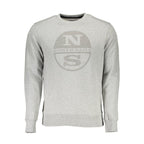 North Sails Gray Organic Cotton Men Sweater