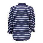 Gant Blue Viscose Women Polo Shirt